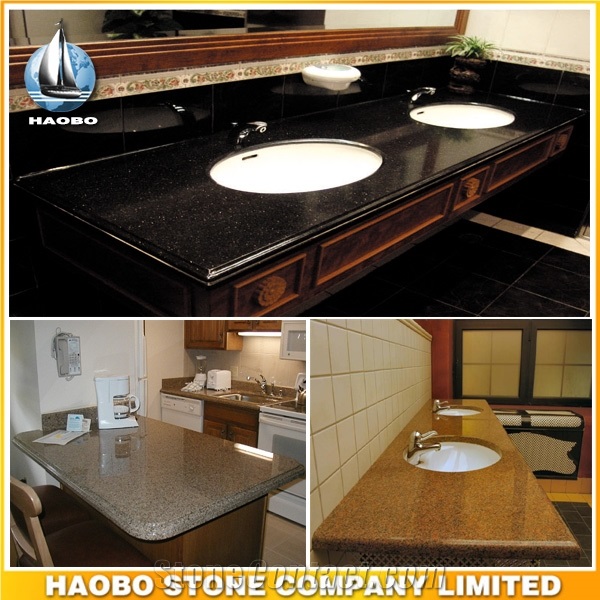 Custom Design Bathroom Vanity Tops Factory Direct Countertop Polished