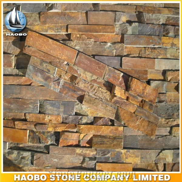 Exterior Wall Cladding Reef Stacked Stone Veneer Wholesale Slate