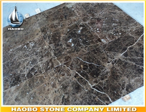 Factory Direct Dark Emperador Marble Tiles High Quality
