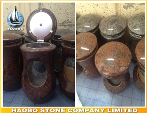 Factory Direct Granite Cemetery Candle Holder Wholesale