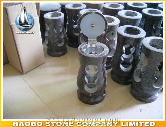 Factory Direct Granite Cemetery Candle Holder Wholesale