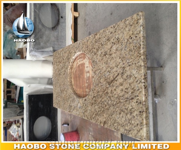 Factory Direct Tiger Skin Yellow Granite Kitchen Countertops