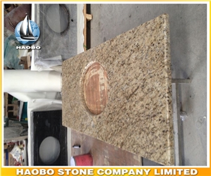 Factory Direct Tiger Skin Yellow Granite Kitchen Countertops