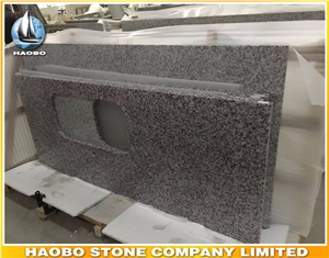 G439 Gray Granite Kitchen Countertop Customized Bench Top Polished