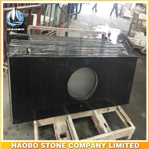 Granite Black Galaxy Kitchen Worktops for Sale Countertop