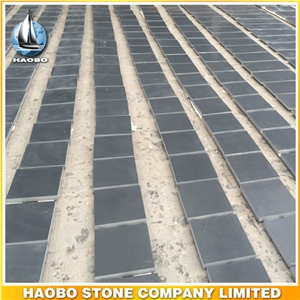 Honed Wall Tiles Granite Shanxi Black Wholesale Flooring