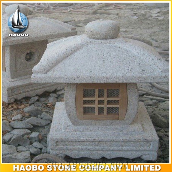 Japanese Style Garden Stone Lantern Temple Decoration Asian Outdoor