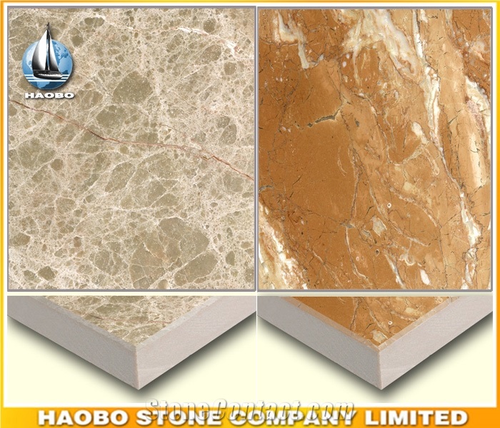 Laminated Marble and Ceramic Tiles Wholesale Quality Marble Composite Tile