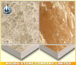 Laminated Marble and Ceramic Tiles Wholesale Quality Marble Composite Tile