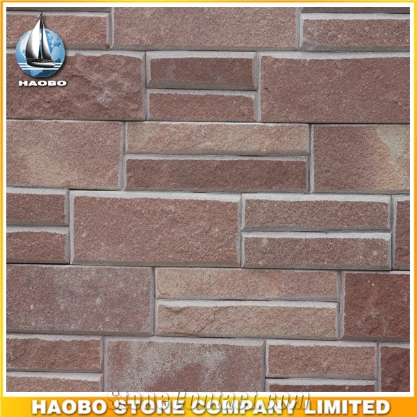 Manufctured Stone Wholesale Cultured Stone, Red Slate Cultured Stone,Ledge