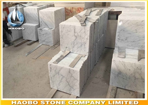 Polished High Quality Carrara White Marble Wall Tiles for Sale