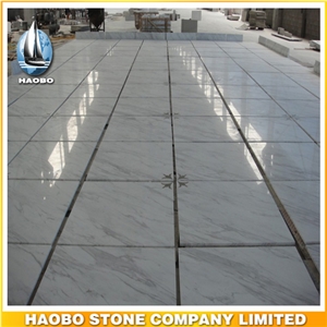Polished Wall Tiles Marble Volakas White Marble Wholesale Flooring