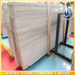 Quality Crystal Wood Grain Marble Slab and Tile Wholesale Polished