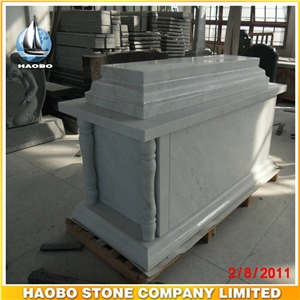 White Marble Mausoleum for Sale Customized