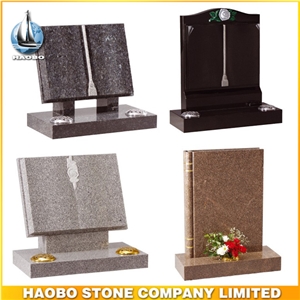 Wholesale Granite Open Book Memorial Factory Direct Bible Types Cemetery Plaques