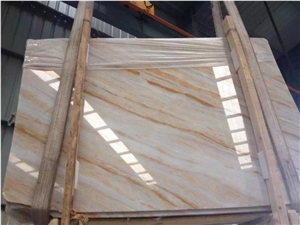 Golden Spider Marble Slab