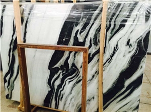 Panda White Marble Slabs & Tiles