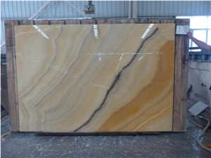 Rainbow Onyx Slabs/Tiles, Wall Cladding/Cut-To-Size for Floor Covering, Interior Decoration, Indoor Metope, Stage Face Plate, Outdoor, High-Grade Adornment Lavabo