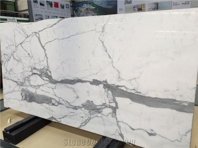 Statuario Marble White Marble Slabs/Tile,Wall，Cladding/Cut-To-Size for Floor Covering,Interior，Decoration，Indoor Metope, Stage Face Plate, Outdoor,, High-Grade Adornment.Lavabo.