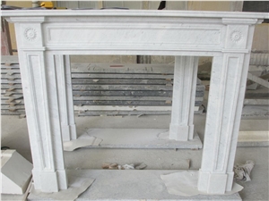 Jw-Fireplaces, White Marble Fireplace