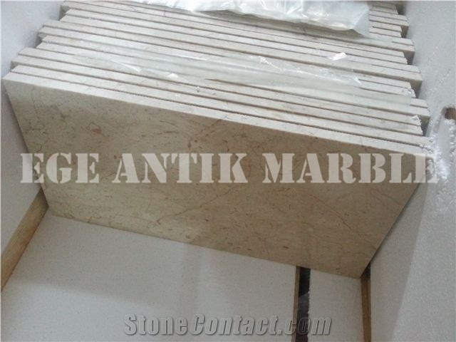 Crema Nova Marble Slabs & Tiles, Beige Polished Marble Floor Tiles, Wall Tiles Turkey