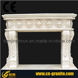 Beige Marble Fireplace,Beige&Yellow Stone Firepalce,China Beige Fireplace,Fireplace Design Ideas,Fireplace Decorating&Remodelings,Fireplace Insert，Fireplace Cover