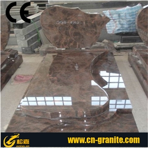 Brown Granite Tombstone,Brown Monuments.Polished Tombstone&Monuments,Tombstone Design,Monument Design,Western Style Monuments,Family Monuments,Engraved Tombstone,Cheap Tombstone