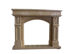 China Factory Brown Marble Carving Fireplace for Inner Fireplace Sets,Interior Decoration,Wholesaler-Xiamen Songjia