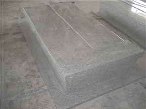 China Factory Granite G603 Grey Tombstone,Western Style Family Monument Design,Granite Poland Monument,Wholesaler-Xiamen Songjia
