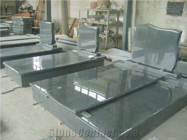 China Factory Granite G654 Polished Tombstone,Western Style Monument Design,Granite Poland Monument,Wholesaler-Xiamen Songjia