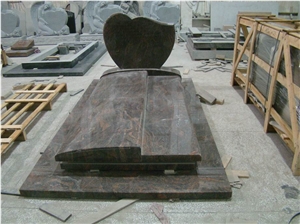 China Factory Himalayan Blue Granite Monument and Tombstone,French Style Monument,Wholesaler-Xiamen Songjia