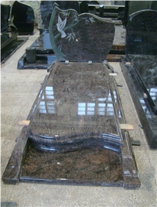 China Factory Himalayan Blue Granite Monument and Tombstone,French Style Monument,Wholesaler-Xiamen Songjia