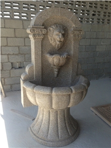 China Factory Natural Stone Fountain,Carved Exterior Fountain,Garden Fountains,Manufacturer