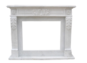 China Factory White Marble Carving White Fireplace for Inner Fireplace Sets,Interior Decoration,Wholesaler-Xiamen Songjia