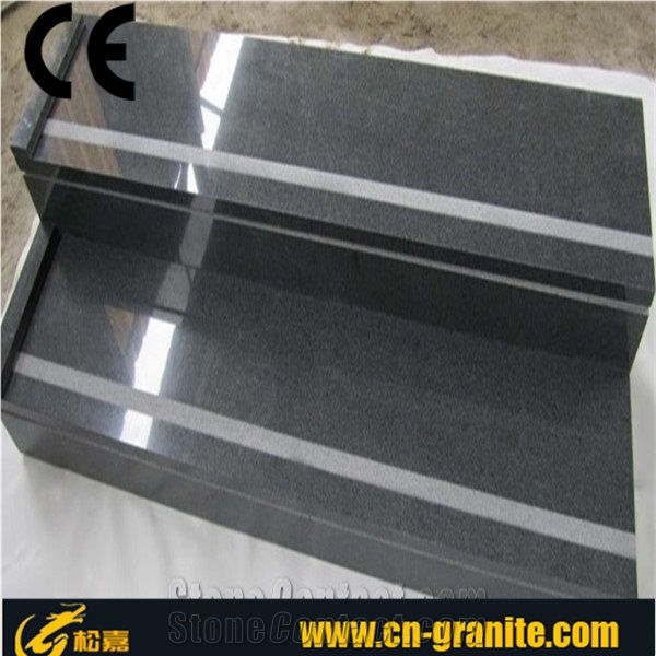 China Grey Granite Stairs & Steps,Grey Granite Stair Case & Riser,Polished Grey Granite Stone Stair Decks,Cheapest Price Of Stairs & Steps,Stair Threshold,Stair Treads,Stair Riser,Stair Treads