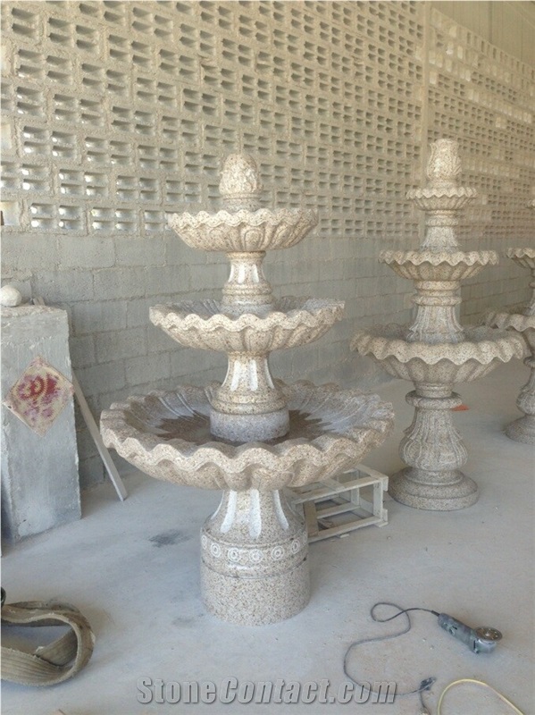 China Natural Stone Fountain Pattern,Carved Exterior Fountain,Garden Fountains,Manufacturer