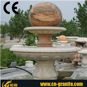 Fountain Ball, Fengshui Ball Fortune Ball, Marble Fountain,Garden Water Fountain,Water Fountain, Polished Ball Fountain, Exterior Sculptured Fountain,Outdoor Sculptured Fountains