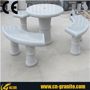 Outdoor Garden Benches Garnite Chair Exterior Furniture Flamed Chair Cheap Price High Quality Park Chair, Grey Granite Exterior Furniture,Grey Granite Benches,Cheap Granite Bench,Garden Stone Bench,