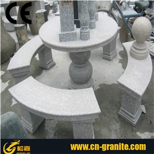 Outdoor Grey Granite Table,Granite Table Bases,Garden Stone Tables, Granite Dining Table Top,Granite Table for Measuring,Granite Inspection Table,Outdoor Granite Table Bases