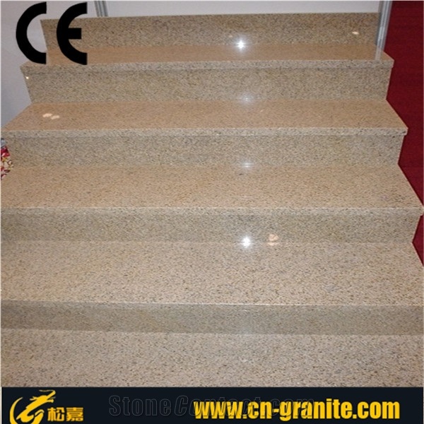 Polished Yellow Steps,Hot Sale Chinese Stair Step,Yellow Stair Riser,Stair Treads,Cheap Price Stairs,Rustic Stone Stairs&Steps,G682 Granite Stairs,Staircase,Stair Riser, Stair Treads,