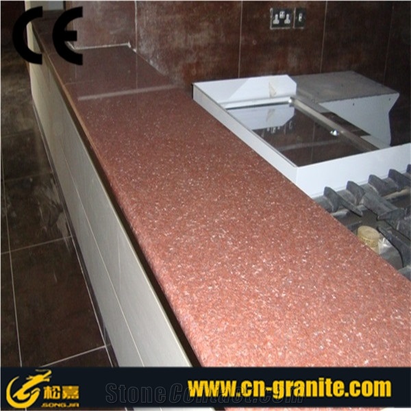 Red Granite Countertops,China Red Granite Kitchen Countertop,Kitchen Bar Tops,Kitchen Desk Tops,Kitchen Worktops,Kitchen Countertops,Custom Countertops