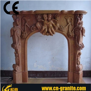 White Marble Fireplace,White Stone Fireplace,China White Fireplace,Fireplace Design Ideas,Fireplace Decorating&Remodelings,Fireplace Insert,New Design / Western / European Customized Figure