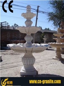 White Stone Fountain,China Marble Fountain,Stone Fountain Price,White Fountains,Exterior Stone Fountain,Garden Stone Fountains,Natural Stone Fountains,Stone Water Features