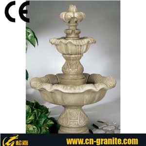 Yellow Fountain,China Granite Fountain,Stone Fountain Price,Rustic Fountains,Exterior Stone Fountain,Garden Stone Fountains,Natural Stone Fountains,Stone Water Features