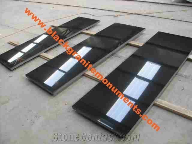 Quarry Owner Directly Supplying Iran Market Shanxi Black Granite Monument Slabs with Golden Spots, Shanxi Black, Absolute Black, Nero Assoluto Black Granite Slabs & Tile, China Black Granite Slabs & T