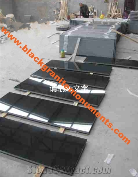 Quarry Owner Directly Supplying Iran Market Shanxi Black Granite Slabs with Golden Spots, Shanxi Black, Absolute Black, Nero Assoluto Black Granite Slabs & Tile, China Black Granite Slabs & Tiles