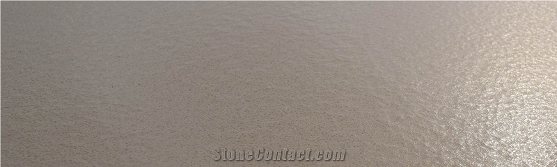 Beige Quartz Stone Rock Solid Surface with Suede Texture 2cm Thick with Scratch Resistant and Stain Resistant