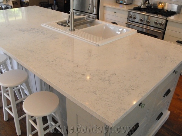 D8001 Corian Stone Polished Surfaces Custom Kitchen Countertops 3cm Thick Available for Pre-Fabricated Tops with Various Edge Profiles