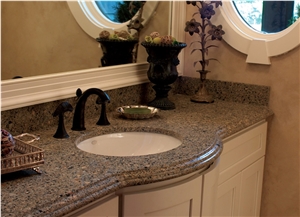 Environmentally-Friendly Non-Porous Bathroom Vanity Top Resistant to Scratching,Staining and Scorching