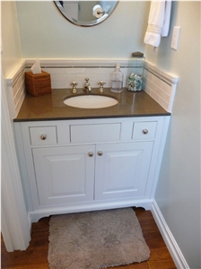 Environmentally-Friendly Non-Porous Bathroom Vanity Top Resistant to Scratching,Staining and Scorching